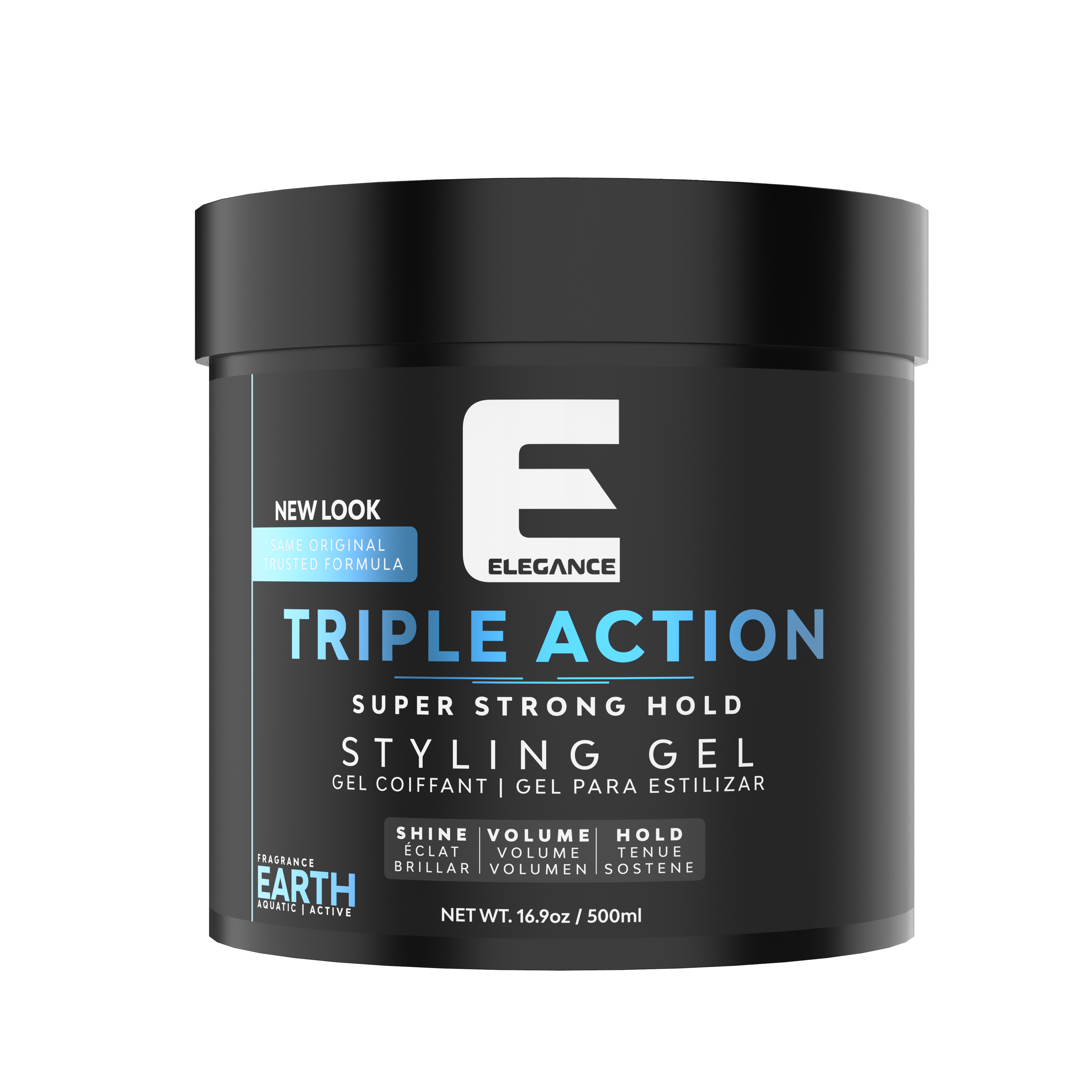 Elegance - Earth Triple Action Style Gel - 500ml Elegance - Earth Triple Action Style Gel - 500ml