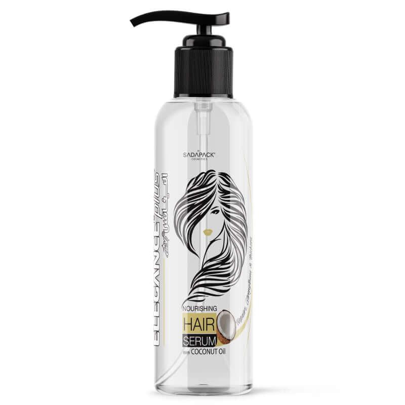 Elegance Coconut Oil Hair Serum - Repairs, Strengthens, and Thickens with a Sweat Coconut Scent