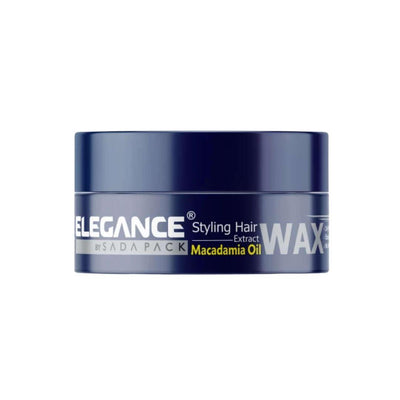 Elegance Infused Macadamia Hair Wax - Strong Hold with Wet Look, Slightly Nutty Smell