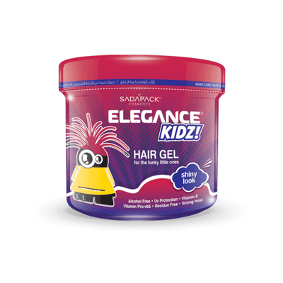 Elegance Kid's Hair Gel - Strong Hold with Wet Look, 0% Alcohol