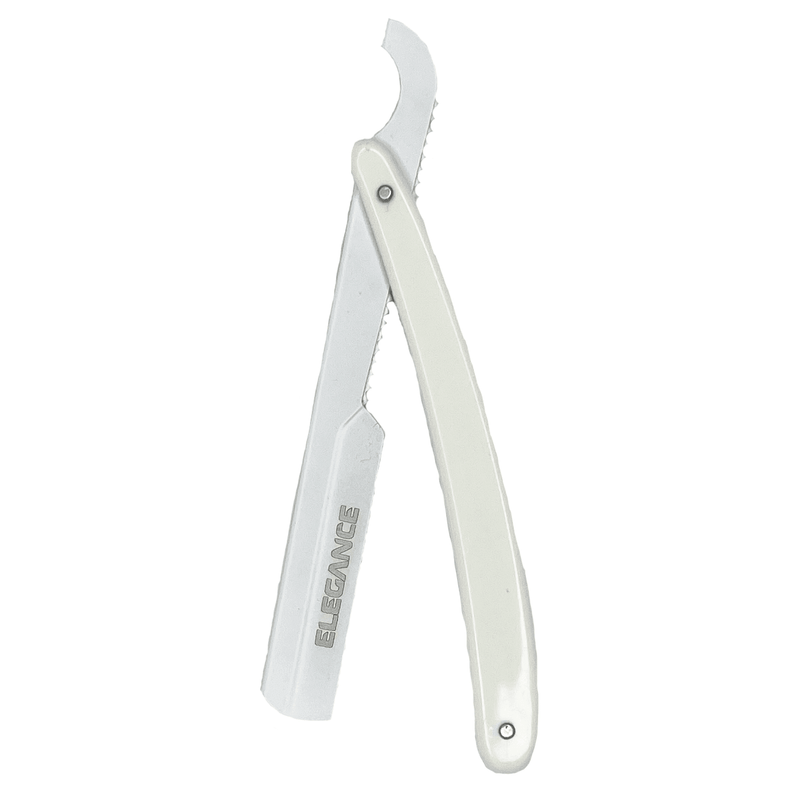 Elegance White Slide Less Turkish Razor Holder - A Convenient and Secure Razor Holder