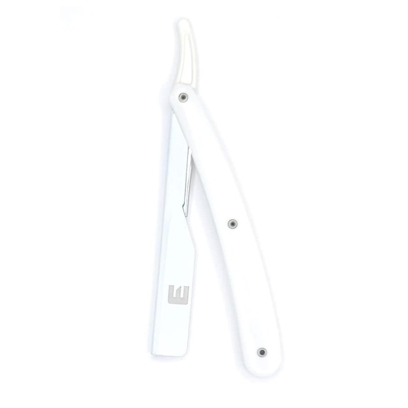 Elegance White Straight Razor Holder - Sleek and Secure Holder for Straight Razors