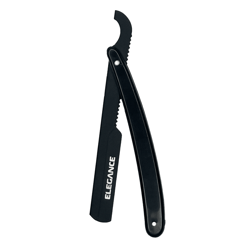 Elegance Black Slide Less Turkish Razor Holder - A Convenient and Secure Razor Holder