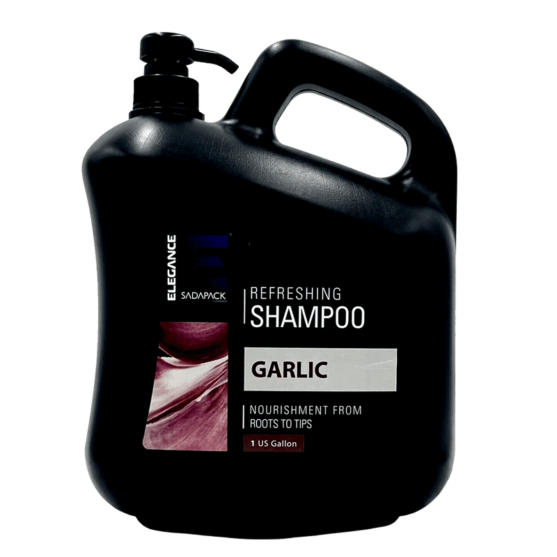Elegance Moisturizing Garlic Shampoo - Nourishing hair care product enriched with garlic extract for strong and healthy locks